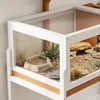 PawHut Schildkrötenhaus aus Holz Schildkrötengehege mit Produktbild-Vorschau 9