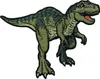 ROTH Bügelbild, gestickt, T-Rex Produktbild-Vorschau 1