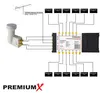 PremiumX Multischalter Set 5/12 SAT Multiswitch Quattro LNB Produktbild-Vorschau 2