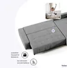 FEDVE Ecksofa Eckcouch DHAKA L Form Sofa mit Schlaffunktion Produktbild-Vorschau 5