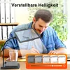 10 x Lupa se světlem a stojanem, flexibilní husí krk Náhled obrázku produktu 2