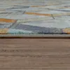 TT Home Wohnzimmer-Teppich m. Rauten-Muster Moderner Produktbild-Vorschau 2