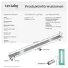 łatwy do czyszczenia odpływ liniowy tectake® ze stali Podgląd zdjęcia produktu 6
