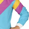 Close-up of a person wearing a colorful tracksuit. Produktbild-Vorschau