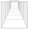 vidaXL Hühnerkäfig mit Dach Anthrazit 603x98x90 cm Produktbild-Vorschau 5