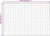 A diagram of a weighted blanket with dimensions indicated. Anteprima dell’immagine prodotto