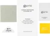 A collage of items included in a screen protector cleaning kit. Produktbild-Vorschau