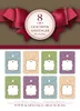 8 klassische Weihnachts Geschenkanhänger zu Weihnachten mit Produktbild-Vorschau 2