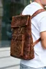 Beltimore Vintage-Leder Rucksack 15,6" Braun Produktbild-Vorschau 3
