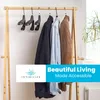 Intirilife Kleiderbügel in UNIVERSAL SCHWARZ - 10 Stück Produktbild-Vorschau 2