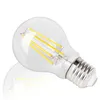 A clear studio shot of an LED light bulb with a silver screw base, lying on its side, with a reflection underneath. Náhľad obrázku produktu