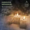 UNUS® Kerze Beton handgemacht Dauerdocht klein quaderförmig Produktbild-Vorschau 2