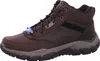 A single brown and black Skechers men's lace-up boot is shown against a white background. Voir les images du produit