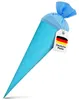 itenga Bastelschultüte 70cm rund pazifikblau HELLBLAU Produktbild-Vorschau 1
