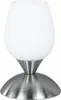 Lampe de table CUP II argent-blanc 1xE14x40W verre, Voir les images du produit 1