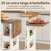 Puluomis Küchenwagen Servierwagen mit erweiterbare Produktbild-Vorschau 5