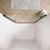 SONNI 100x195cm Dusche Nischentür,  6mm Sicherheitsglas, Produktbild-Vorschau 2