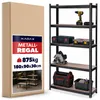 KADAX Garage Lagerregal aus Metall, 5 Etagen, 180 x 90 x 30 Produktbild-Vorschau 1