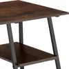 Table de bureau Paisley 120x50x73,5cm - Bois foncé Voir les images du produit 8