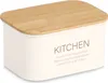 ZELLER 19406 Vorratsdose KITCHEN 1200 ml aus Metall, creme Produktbild-Vorschau 1
