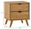 Nachttisch COLIMA, 2 Schubladen, Massivholz Kiefer, ideal Produktbild-Vorschau 8