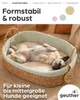 Hundebett aus Wasserhyazinthe 83 cm | Baumwolle Grün | Produktbild-Vorschau 3