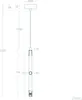 LED Pendelleuchte 3W Aluminium Evory L Gold Produktbild-Vorschau 8