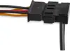 A close-up of a black SATA splitter adapter cable with multiple wires. Náhled obrázku produktu