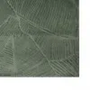 Bellissimo tappeto morbido con motivo a foglie in verde - Anteprima dell’immagine prodotto 3