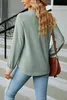 ASKSA Damen V-Ausschnitt Langarm T-Shirt Elegant Produktbild-Vorschau 5