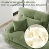 Chenille-Cloud-Sofa L-Form, modulares Schlafsofa mit Produktbild-Vorschau 15
