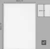 Belle Vous 7er Pack Leinwand zum Bemalen Set - Keilrahmen Produktbild-Vorschau 5