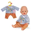 BABY born Outfit Palmen mit Hose und  gestreiftem Shirt mit Produktbild-Vorschau 1