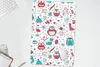 MuchoWow® Mauspad Mousepad Schnittmuster - Eule - Produktbild-Vorschau 5