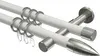 Interdeco Gardinenstange / Vorhangstange Weiß / Produktbild-Vorschau 1