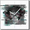 Coloray Uhr auf Leinwand 30x30 cm Wand Uhr Dekoration Produktbild-Vorschau 1
