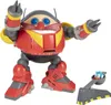 A toy robot and a small figure on a white background. Produktbild-Vorschau