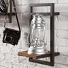 home24 Wandregal - Akazie Massiv / Metall - Anthrazit Produktbild-Vorschau 3