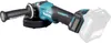 A cordless angle grinder with a battery pack attached. Voir les images du produit