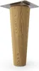 4x sossai Holzfüße rund - gerade Ausführung 12cm Eiche Produktbild-Vorschau 2