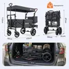 Sekey Bollerwagen Faltbar mit Dach Kinder Bollerwagen mit Produktbild-Vorschau 8