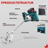 Rührwerk Akku-Betonrührer 65Nm Brushless Farbmörtelrührer Produktbild-Vorschau 11