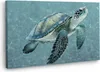 Meeresschildkröte Wandbild Schildkröte Leinwandbild Produktbild-Vorschau 1