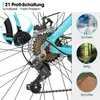 Hiland Mountainbike MTB 29 Zoll mit Aluminiumrahmen Produktbild-Vorschau 4