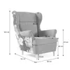 Ohrensessel HAVANA Print – Skandinavischer Relaxsessel mit Produktbild-Vorschau 3