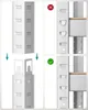 SONGMICS Stojící regál, regál na knihy, úložný regál, 5 Náhled obrázku produktu 2