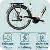 Tretwerk Amber Nexus E Bike Damen 28 Zoll Elektrofahrrad Produktbild-Vorschau 6