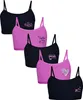 TupTam Mädchen Bustier mit Spaghettiträger 5er Pack, Farbe: Produktbild-Vorschau 1
