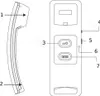 Interphone EURA ADP-24A3 noir à 2 fils Voir les images du produit 6