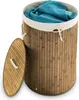Relaxdays 10019051_126, 70 l, Okrągły, Bambusowy, Bawełna, Podgląd zdjęcia produktu 1
